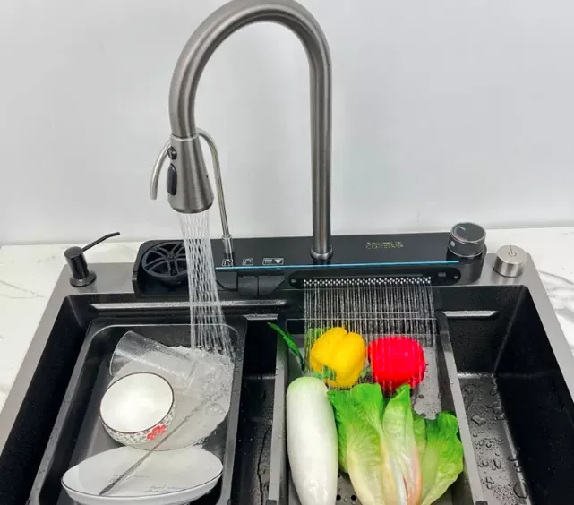 Stainless Steel Smart Digital Display Faucet
